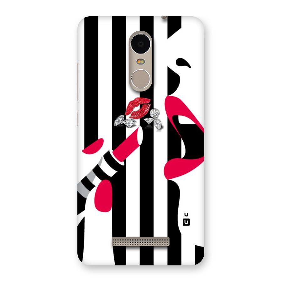 Bold Woman Back Case for Xiaomi Redmi Note 3