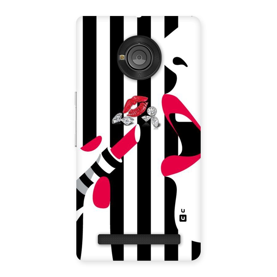 Bold Woman Back Case for Yu Yunique