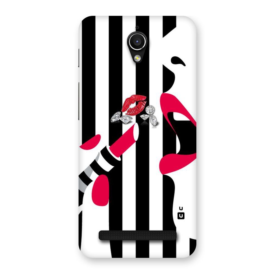 Bold Woman Back Case for Zenfone Go