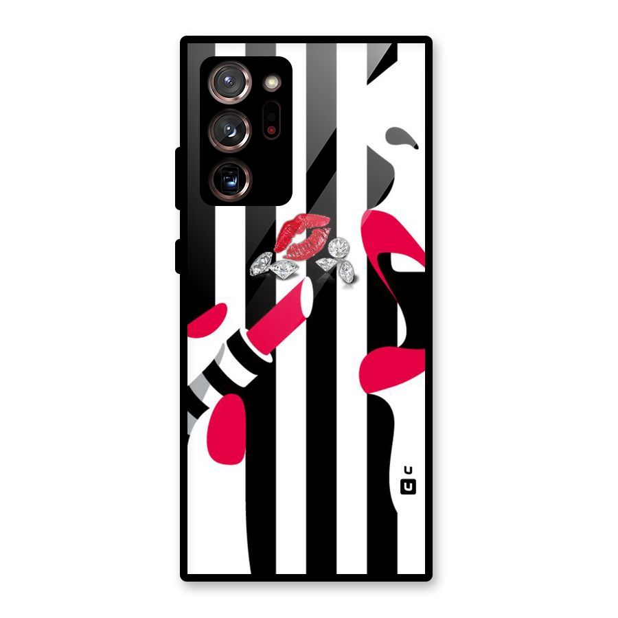 Bold Woman Glass Back Case for Galaxy Note 20 Ultra 5G