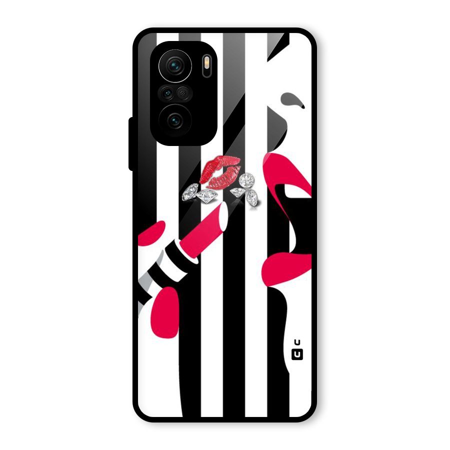 Bold Woman Glass Back Case for Mi 11x