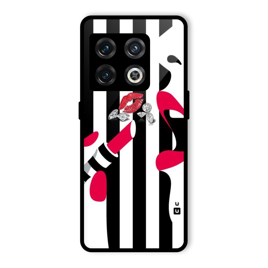 Bold Woman Glass Back Case for OnePlus 10 Pro 5G