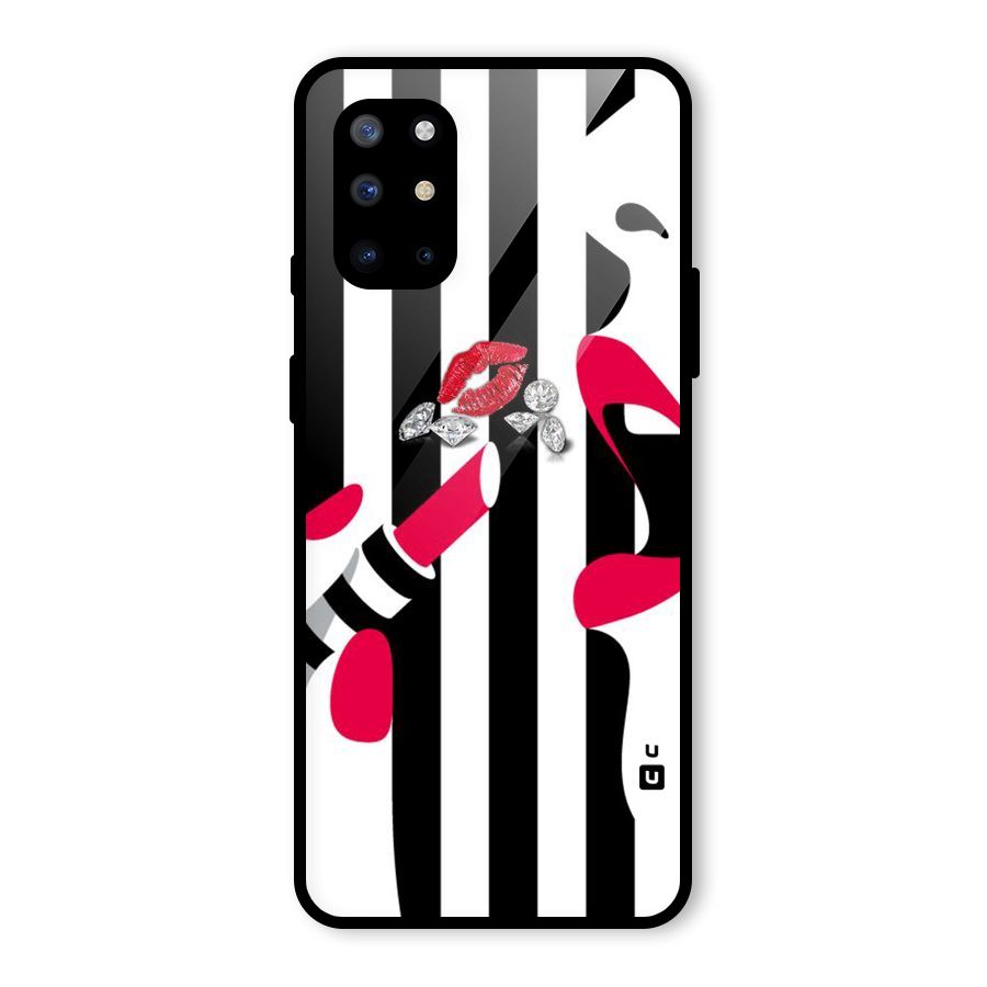 Bold Woman Glass Back Case for OnePlus 8T