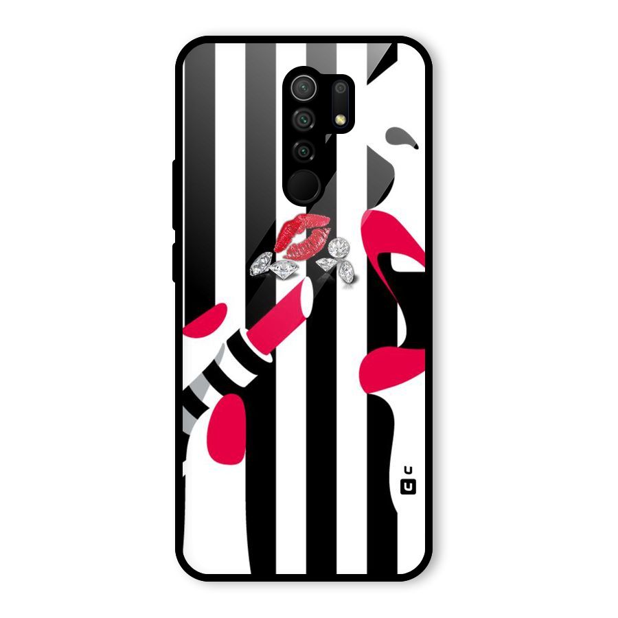 Bold Woman Glass Back Case for Poco M2