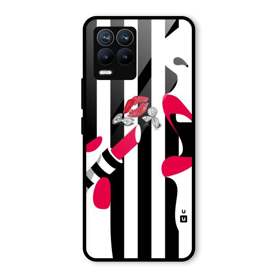 Bold Woman Glass Back Case for Realme 8