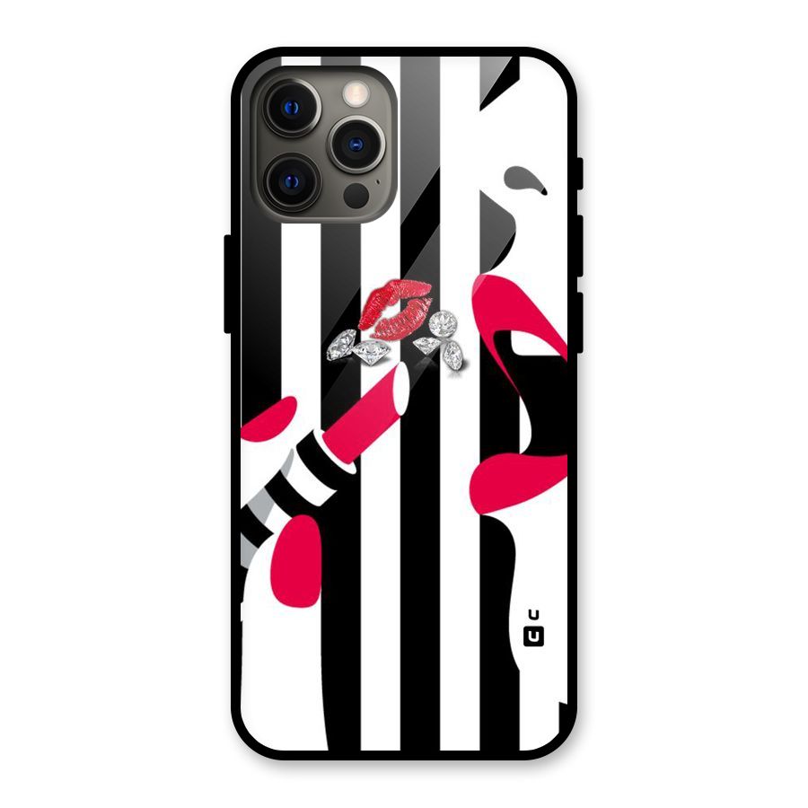 Bold Woman Glass Back Case for iPhone 12 Pro Max