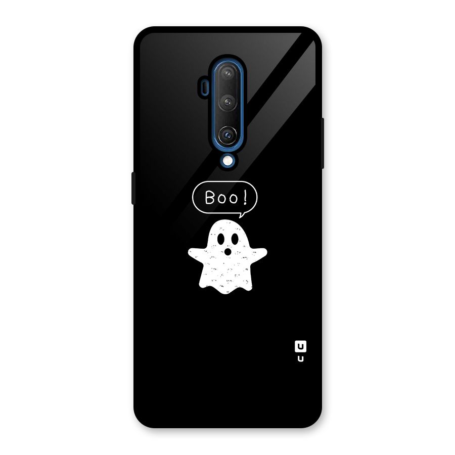 Boo Cute Ghost Glass Back Case for OnePlus 7T Pro