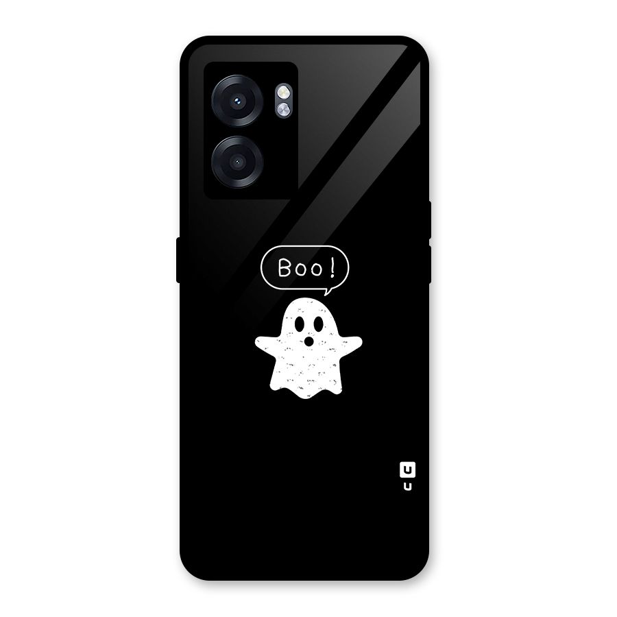 Boo Cute Ghost Glass Back Case for Oppo K10 (5G)