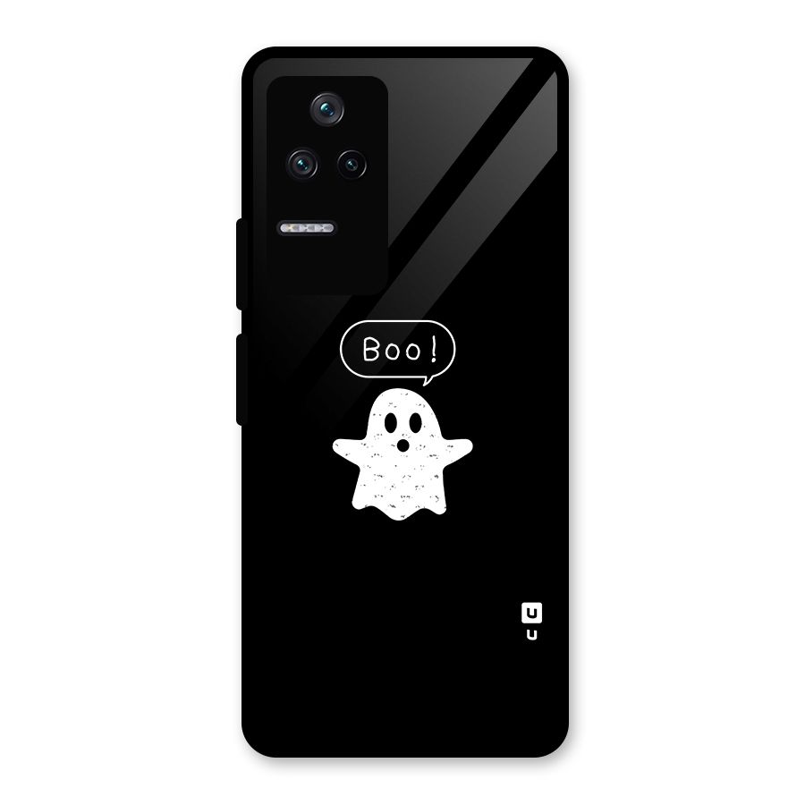 Boo Cute Ghost Glass Back Case for Poco F4 5G