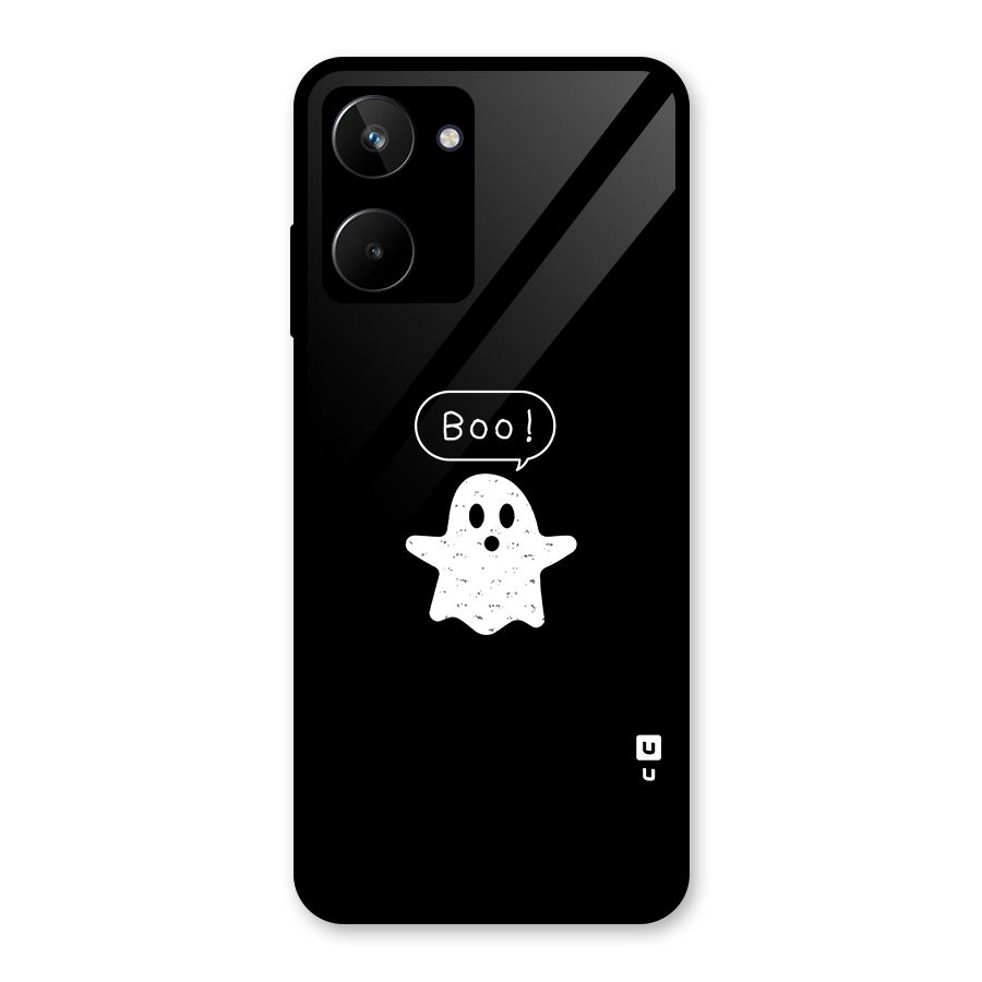 Boo Cute Ghost Glass Back Case for Realme 10