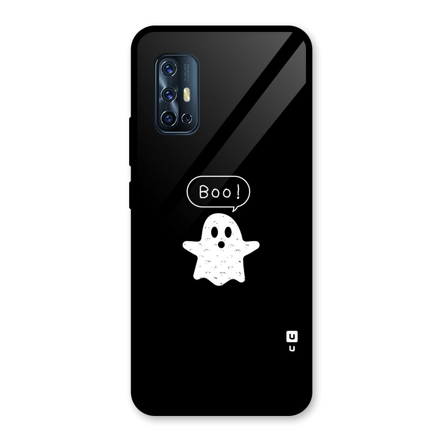 Boo Cute Ghost Glass Back Case for Vivo V17