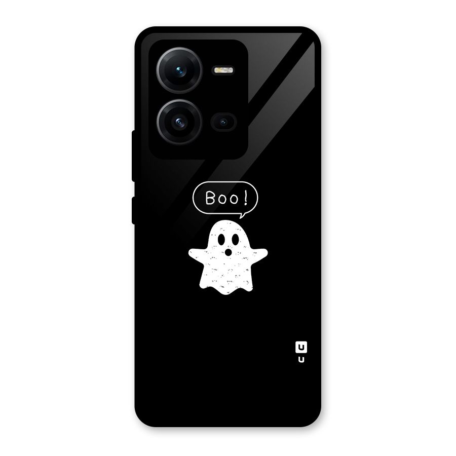 Boo Cute Ghost Glass Back Case for Vivo V25
