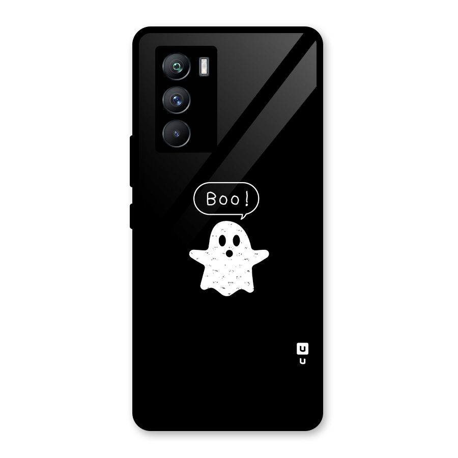 Boo Cute Ghost Glass Back Case for Vivo iQOO 9 SE