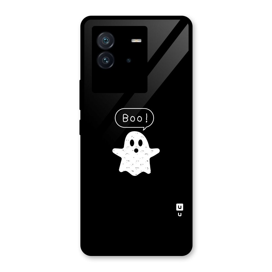 Boo Cute Ghost Glass Back Case for Vivo iQOO Neo 6 5G