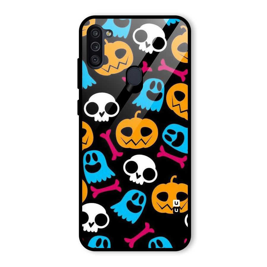 Boo Design Glass Back Case for Galaxy M11
