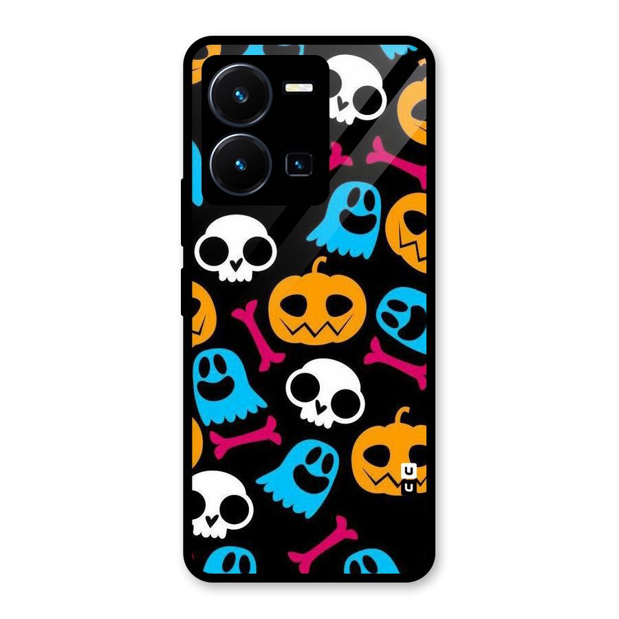 Boo Design Glass Back Case for Vivo Y35