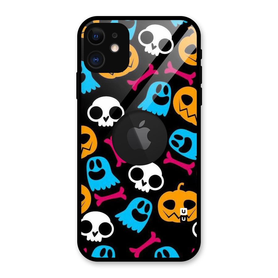 Boo Design Glass Back Case for iPhone 11 Logo Cut