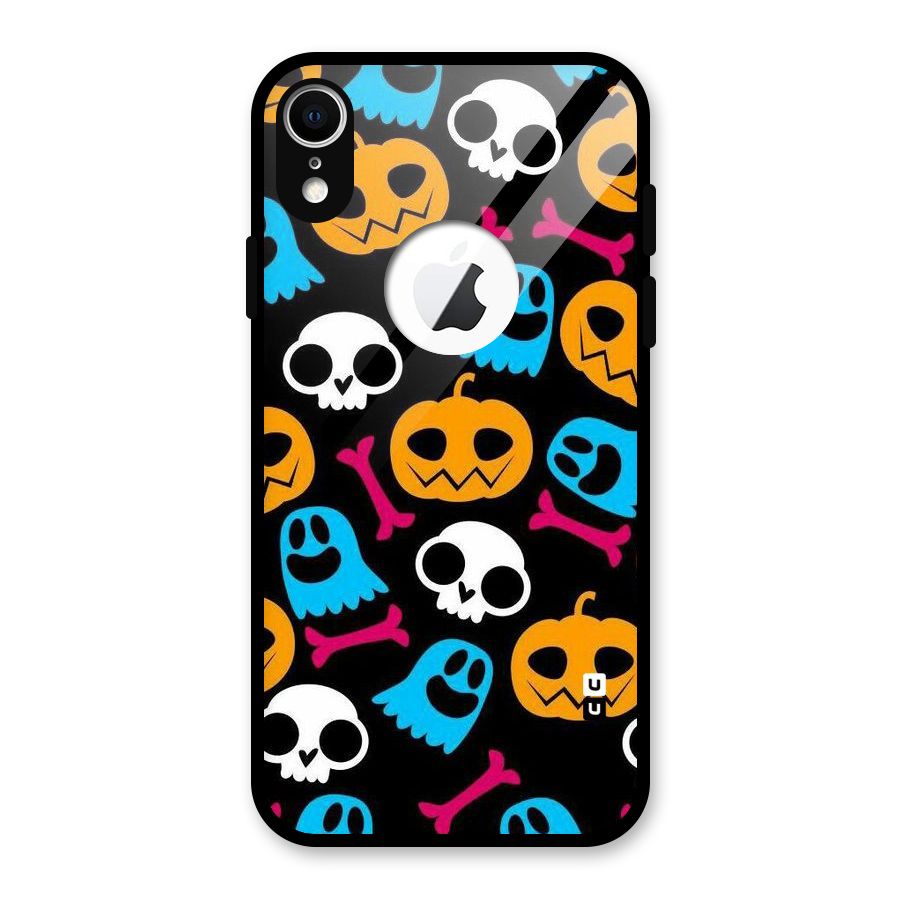 Boo Design Glass Back Case for iPhone XR Logo Cut