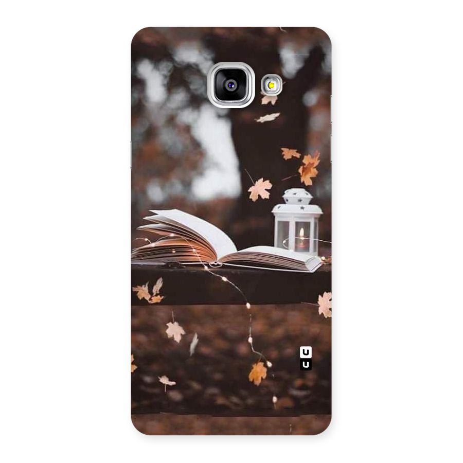 Book and Fall Leaves Back Case for Galaxy A5 2016