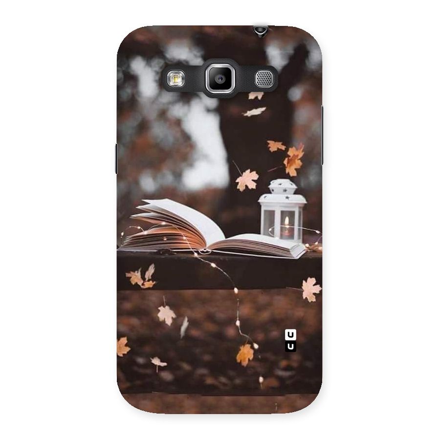 Book and Fall Leaves Back Case for Galaxy Grand Quattro