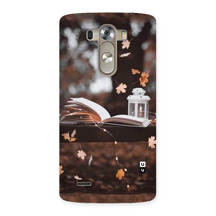Book and Fall Leaves Back Case for LG G3