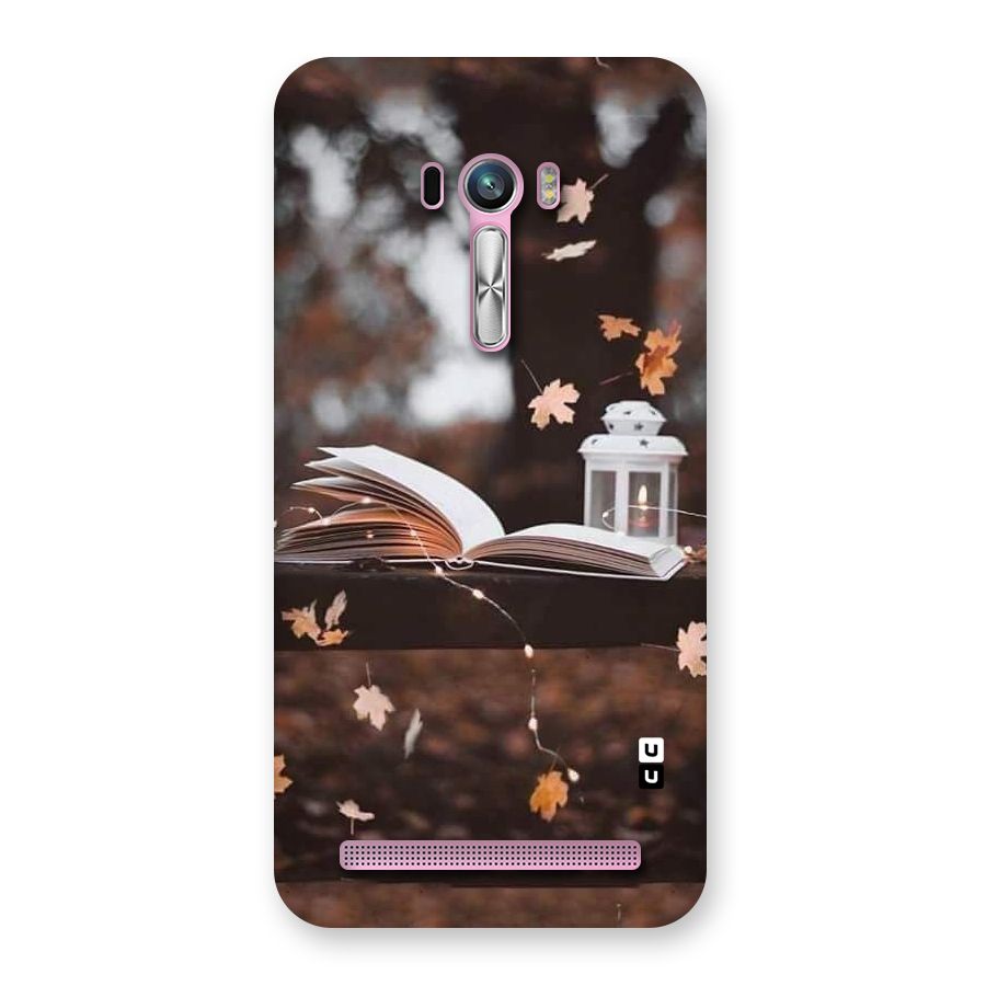 Book and Fall Leaves Back Case for Zenfone Selfie