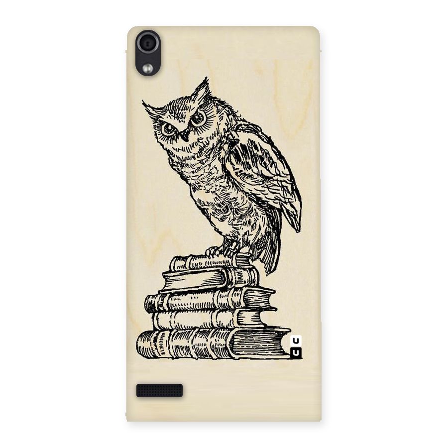 Book Owl Back Case for Ascend P6
