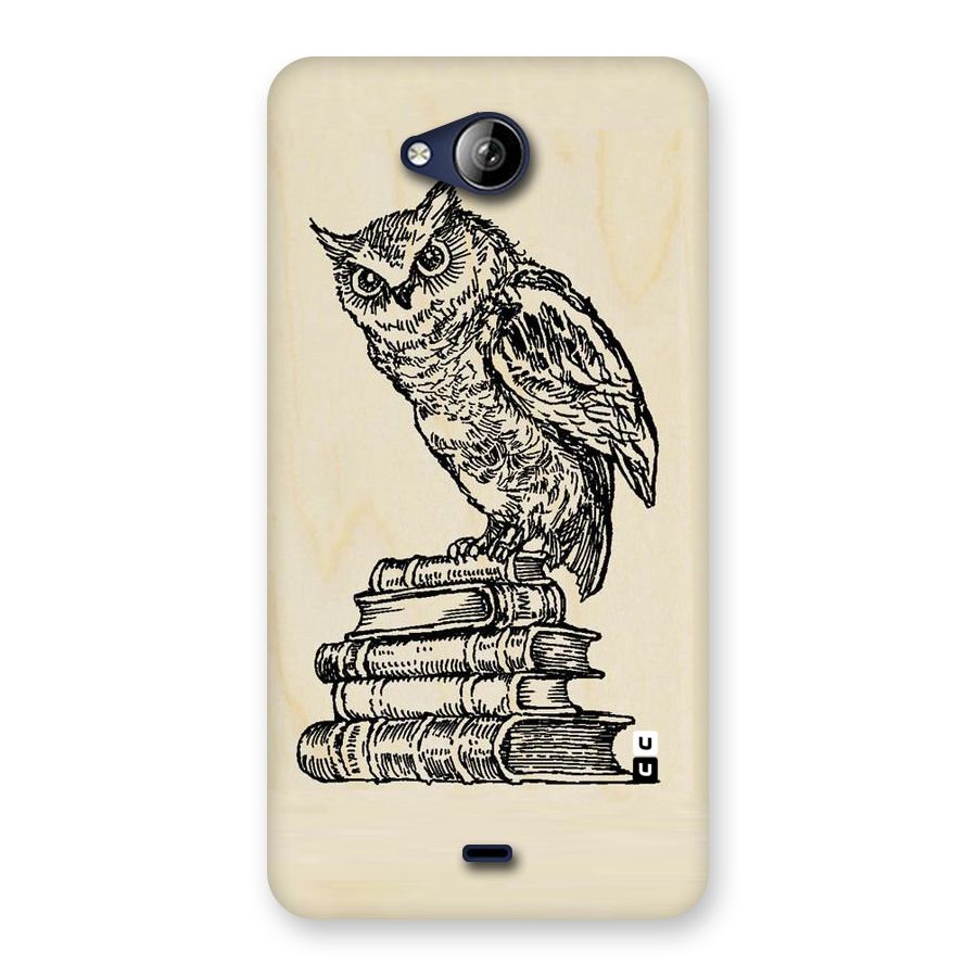Book Owl Back Case for Canvas Play Q355