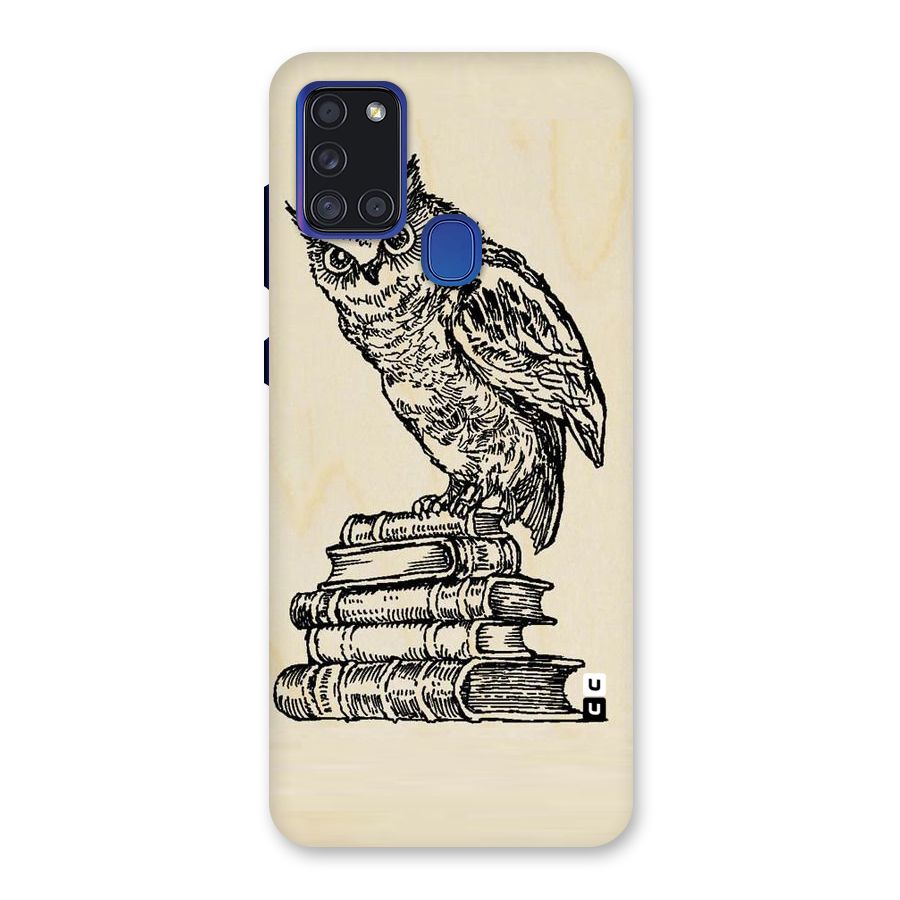 Book Owl Back Case for Galaxy A21s