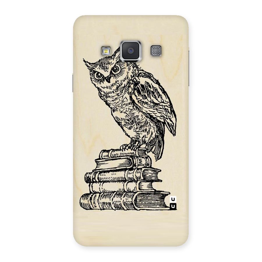 Book Owl Back Case for Galaxy A3