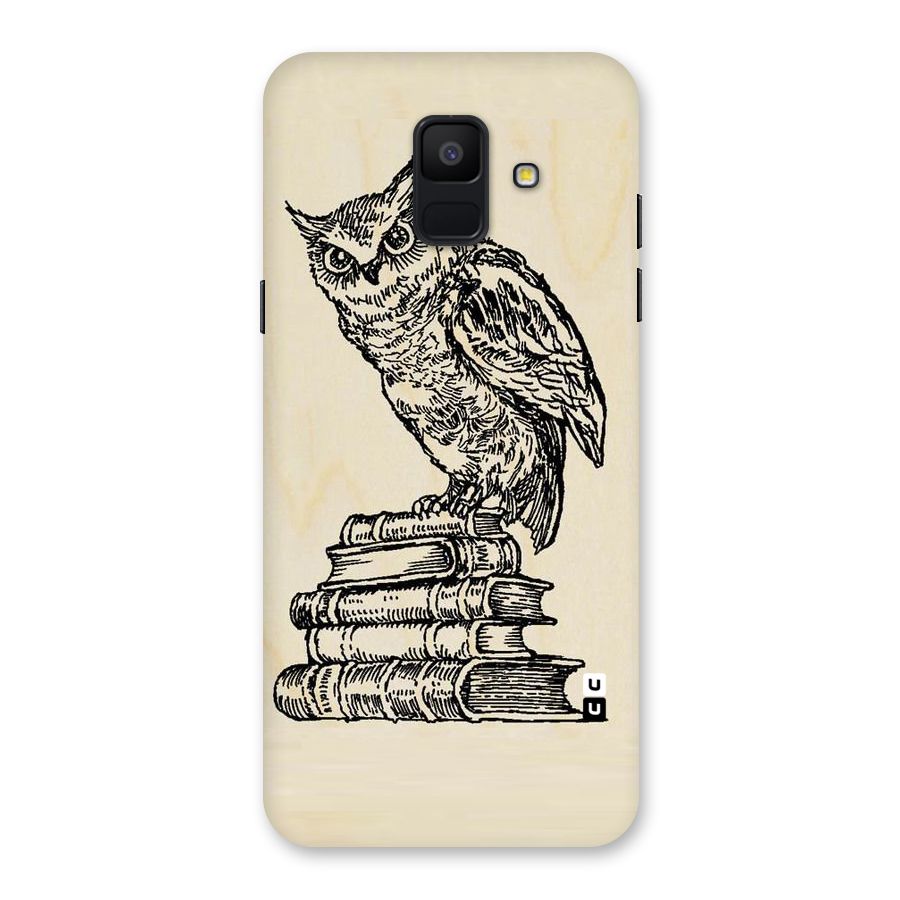 Book Owl Back Case for Galaxy A6 (2018)