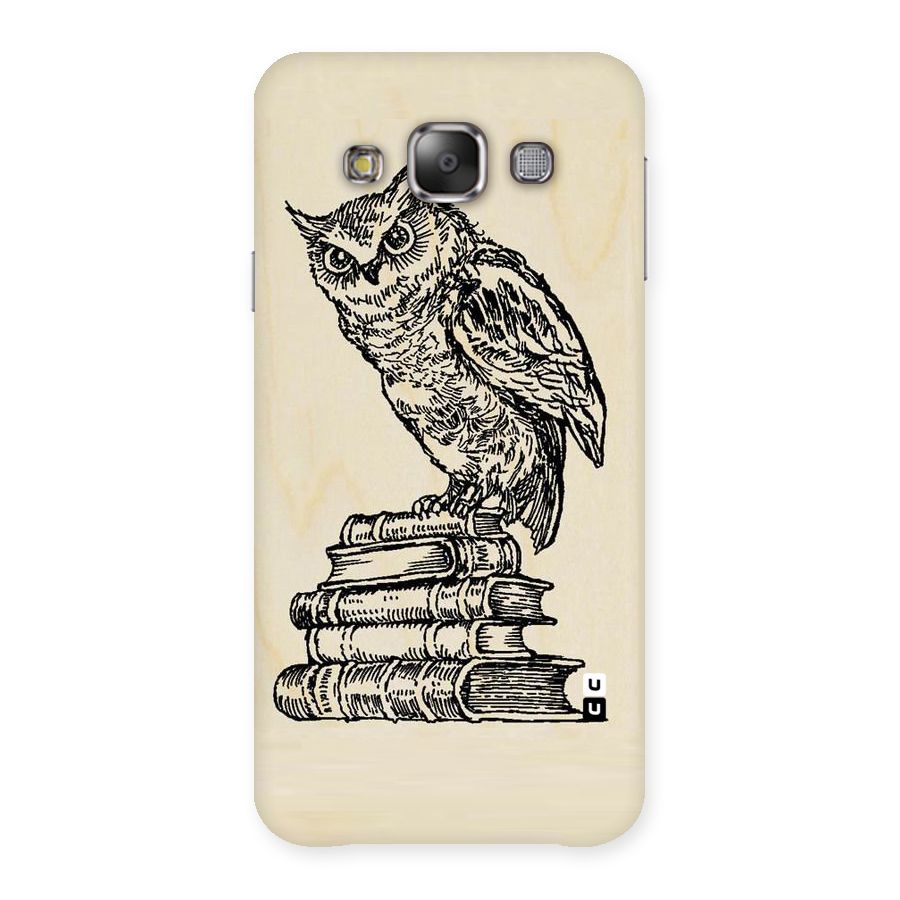 Book Owl Back Case for Galaxy E7