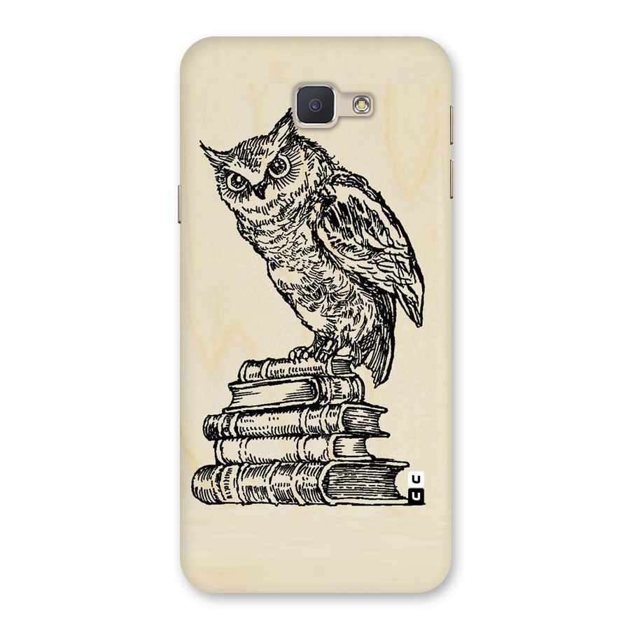 Book Owl Back Case for Galaxy J5 Prime