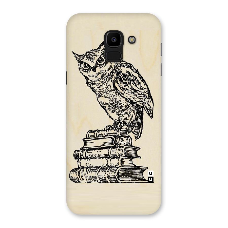 Book Owl Back Case for Galaxy J6