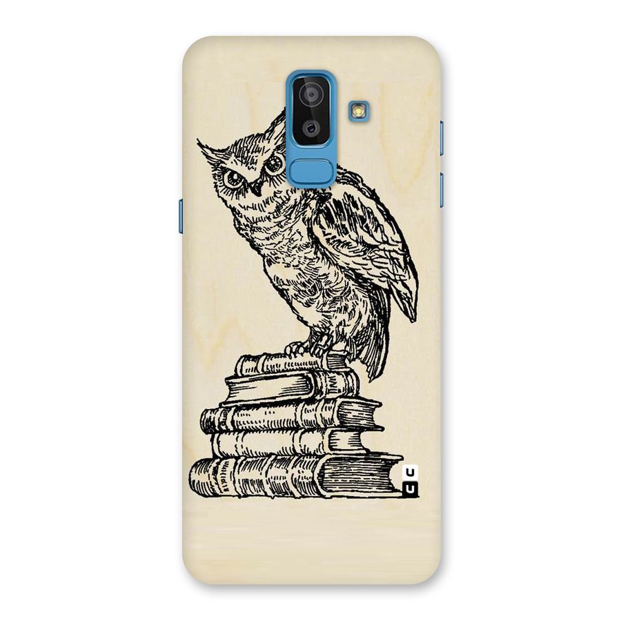 Book Owl Back Case for Galaxy J8