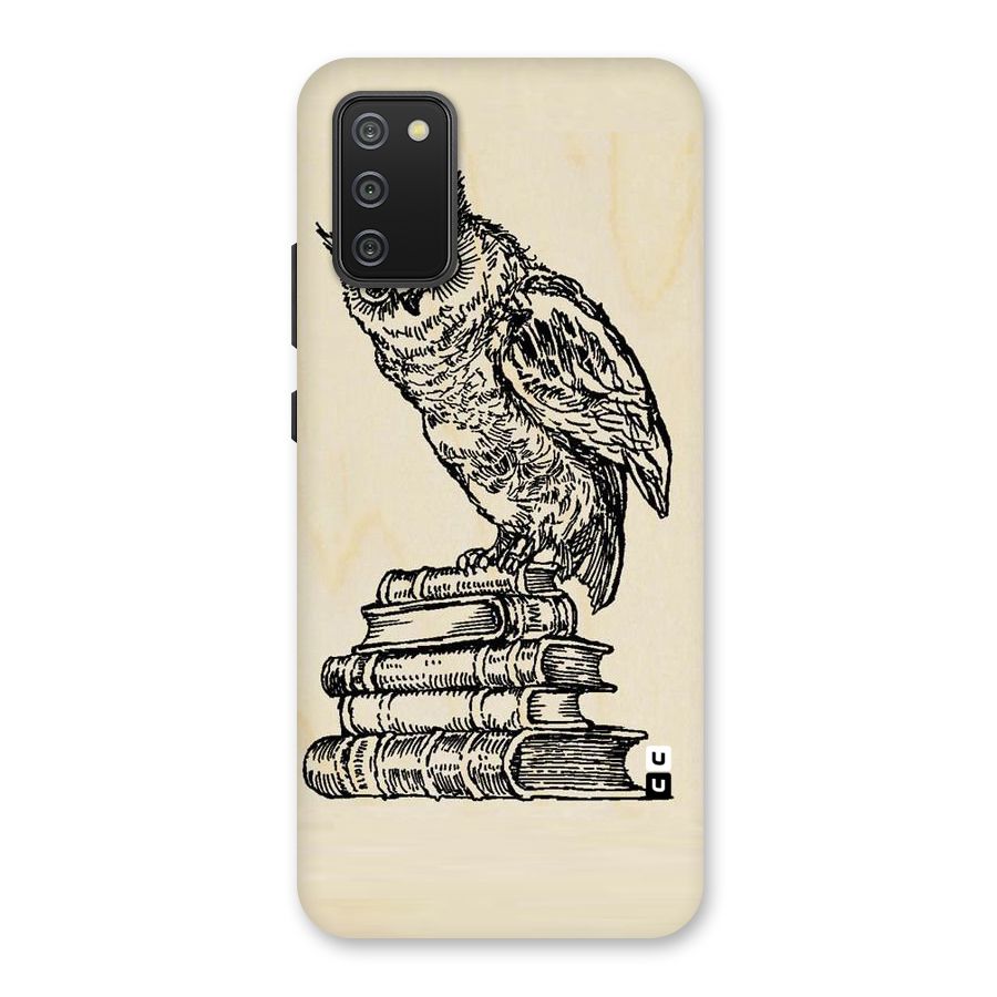 Book Owl Back Case for Galaxy M02s