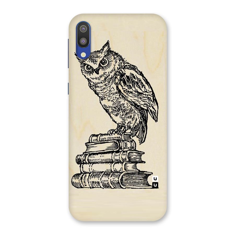 Book Owl Back Case for Galaxy M10