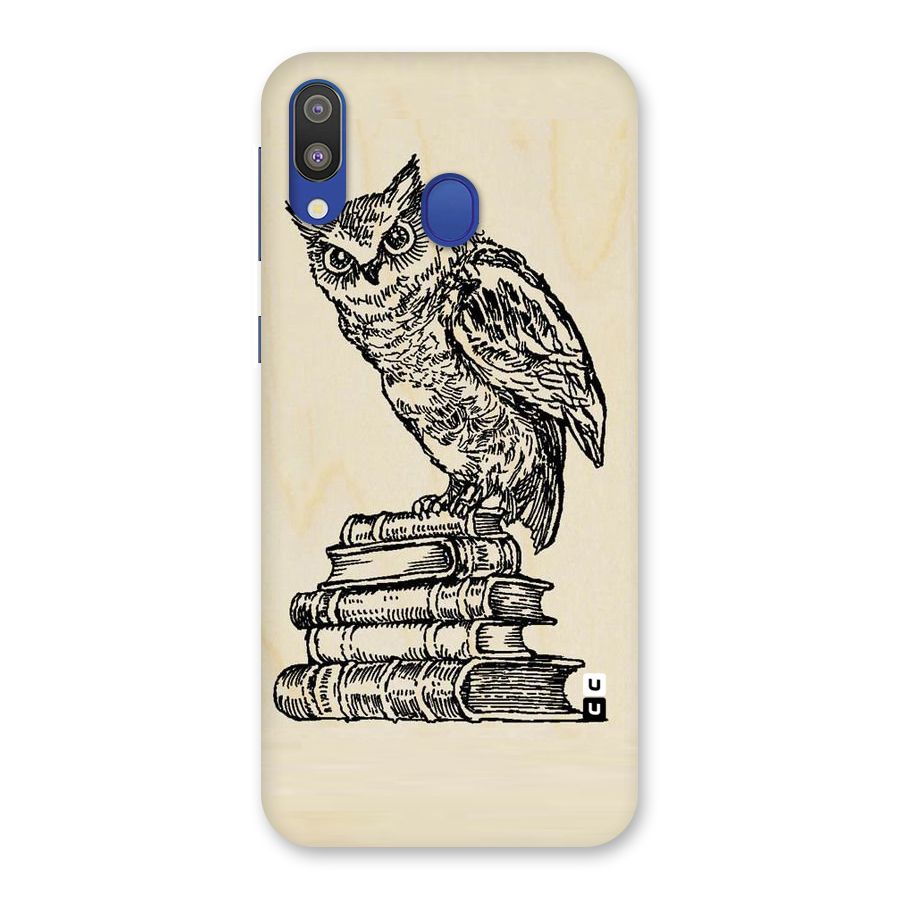 Book Owl Back Case for Galaxy M20