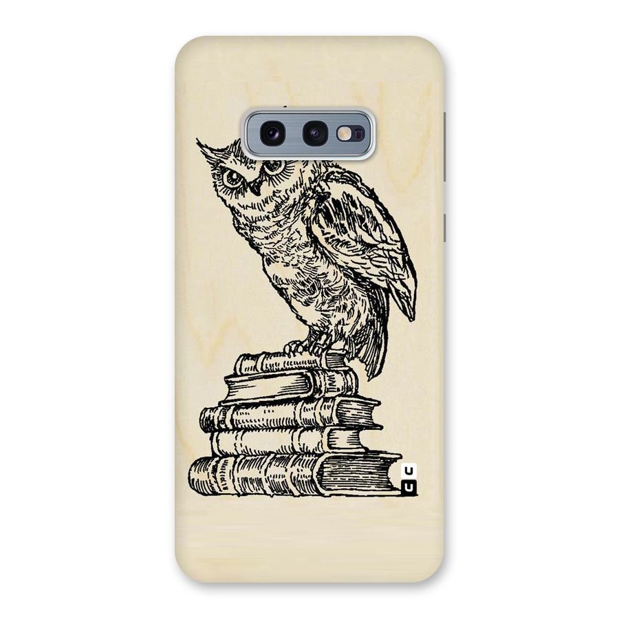 Book Owl Back Case for Galaxy S10e