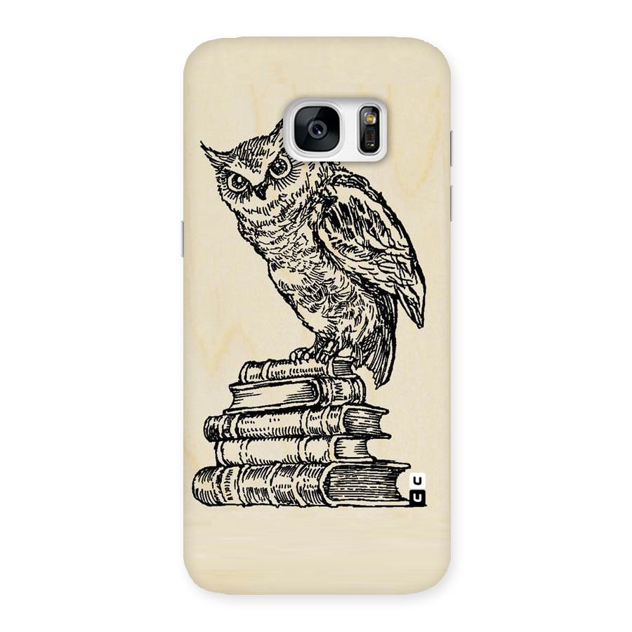 Book Owl Back Case for Galaxy S7 Edge