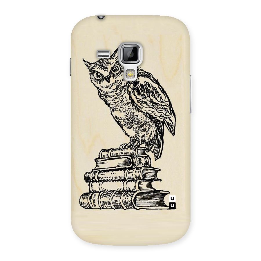 Book Owl Back Case for Galaxy S Duos