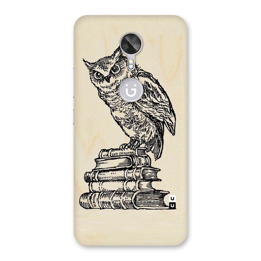 Book Owl Back Case for Gionee A1