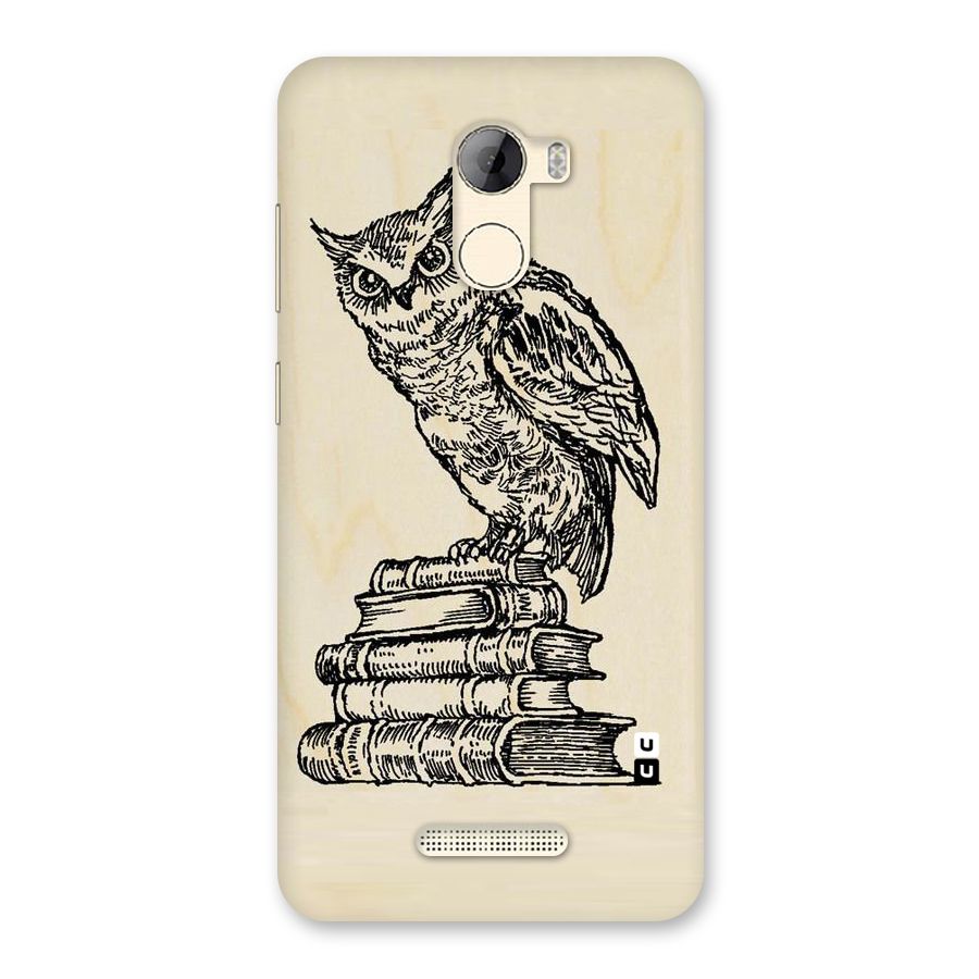 Book Owl Back Case for Gionee A1 LIte