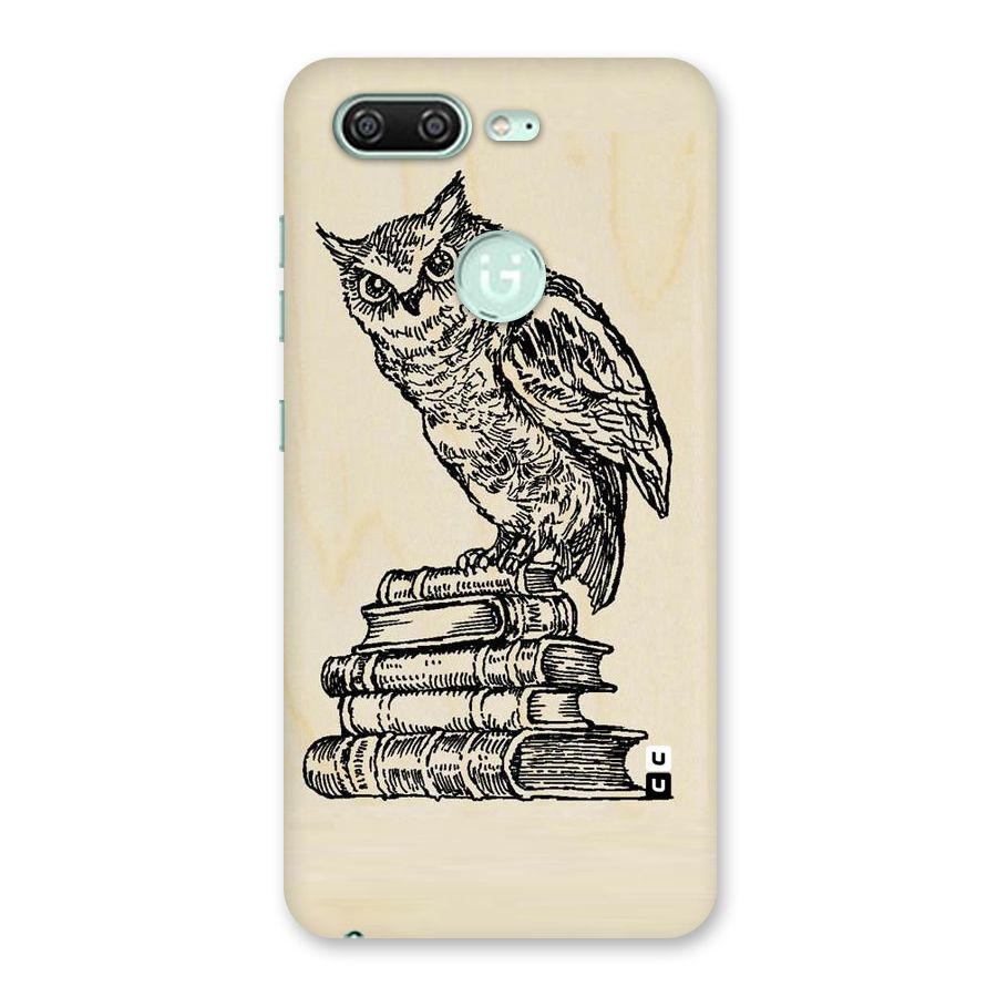 Book Owl Back Case for Gionee S10