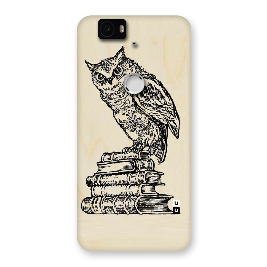 Book Owl Back Case for Google Nexus-6P