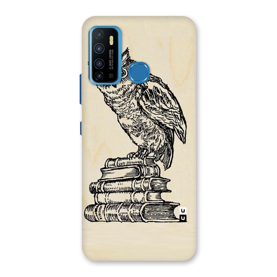Book Owl Back Case for Infinix Hot 9