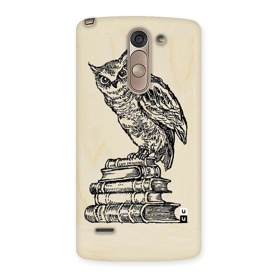 Book Owl Back Case for LG G3 Stylus