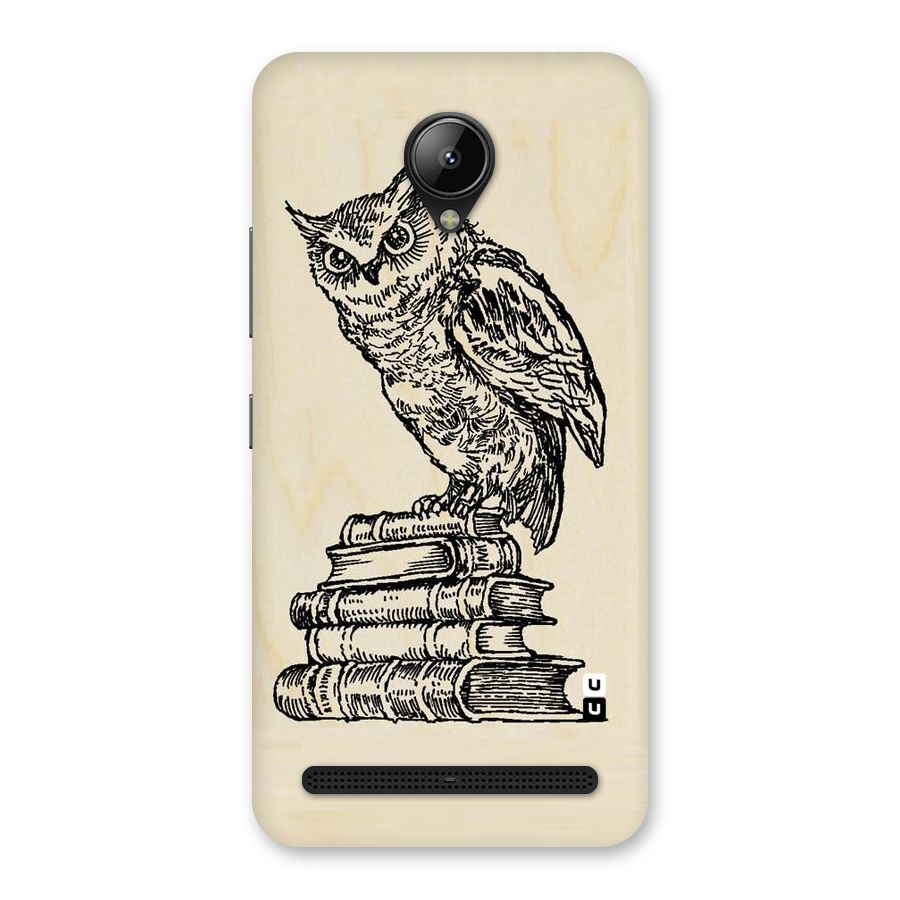 Book Owl Back Case for Lenovo C2