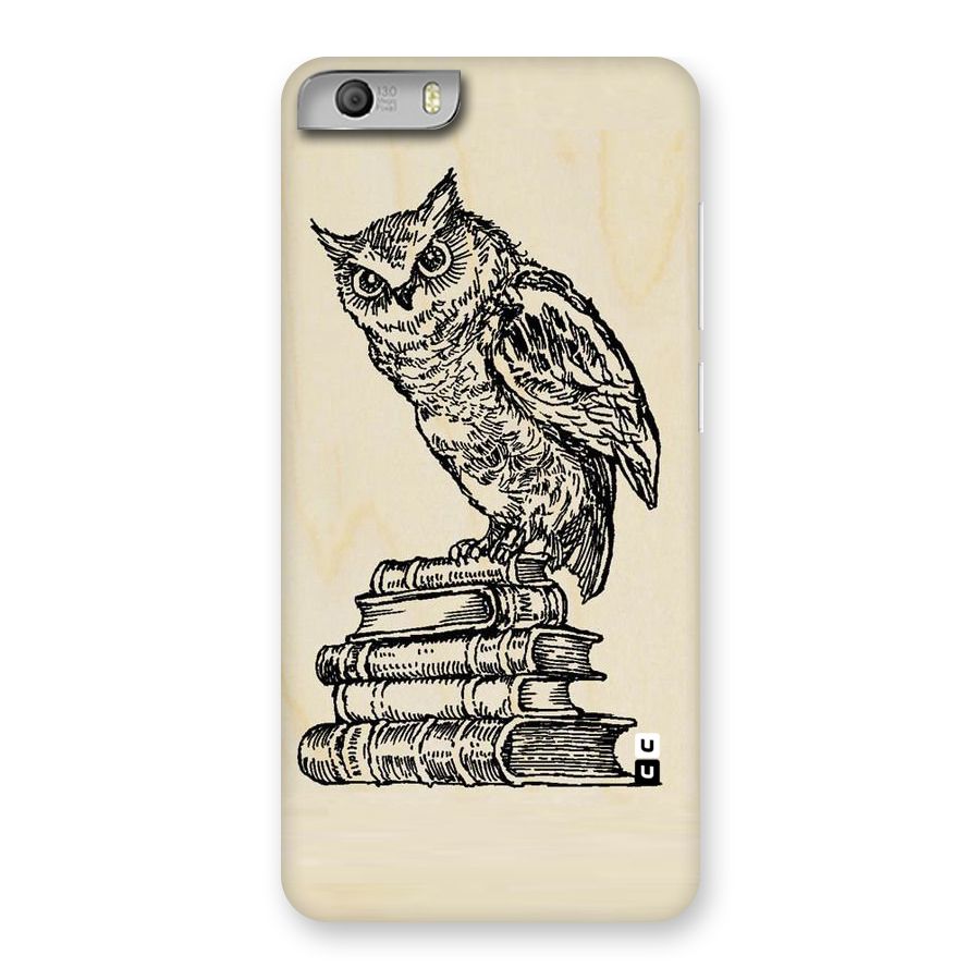Book Owl Back Case for Micromax Canvas Knight 2