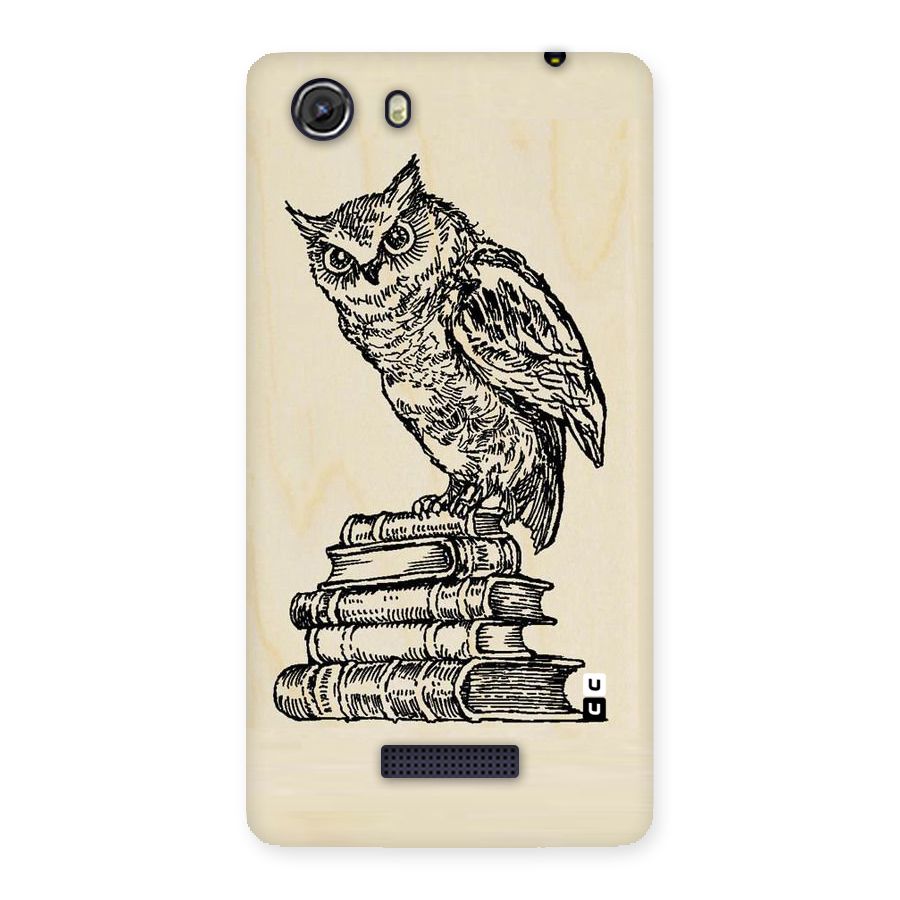 Book Owl Back Case for Micromax Unite 3
